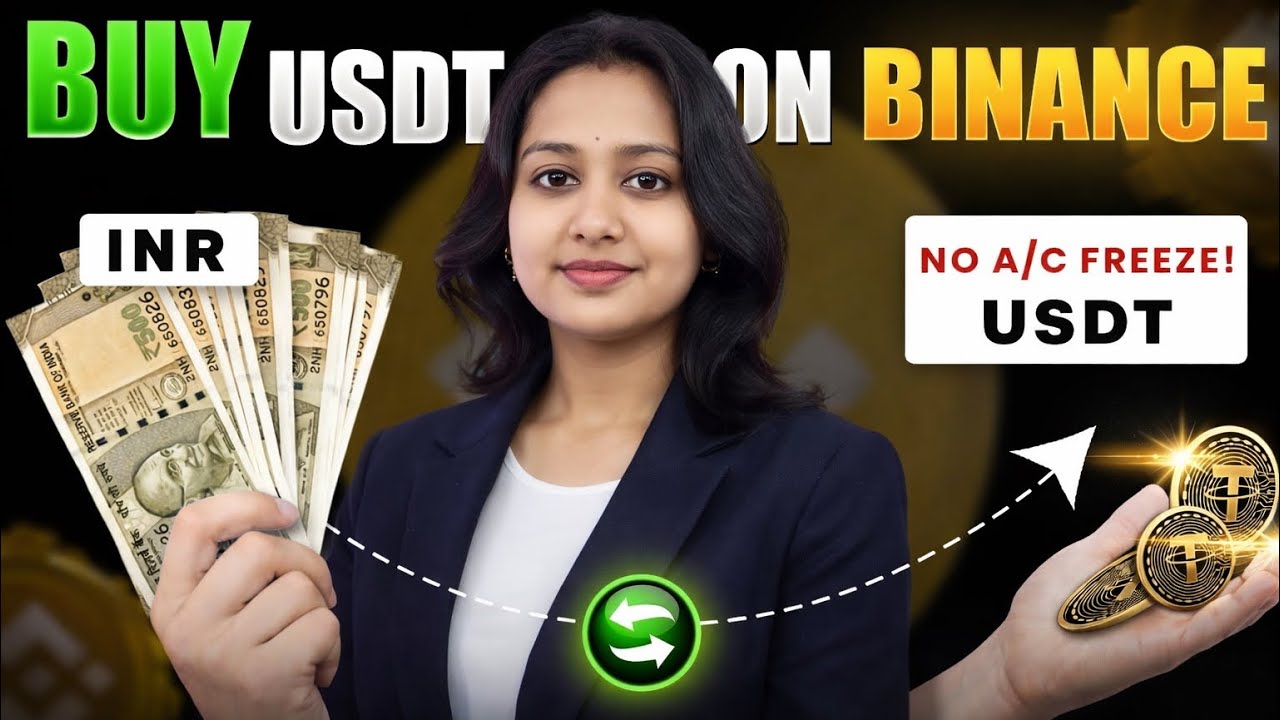 How to Buy USDT on Binance Using INR 🇮🇳 | Step-by-Step (No Account Freeze)