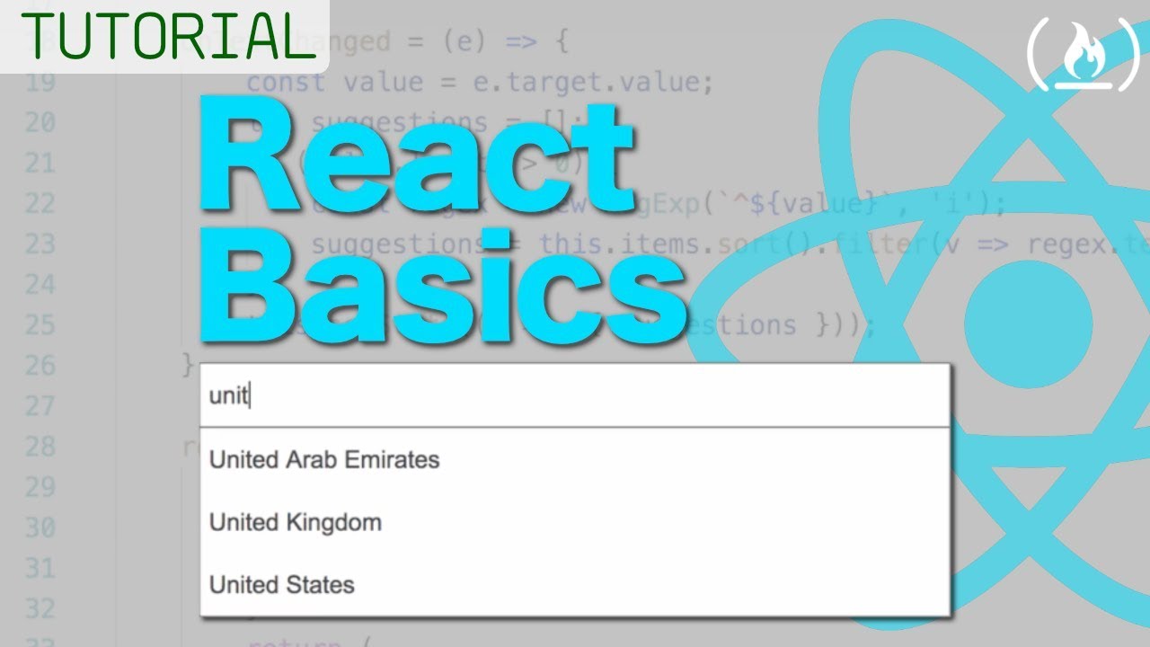 React Beginners Tutorial - Build an Autocomplete Text Box