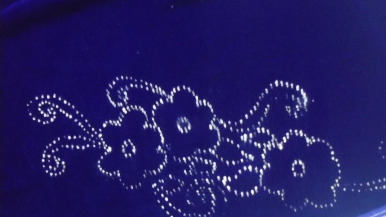 التقنية الإحترافية للرسم على جميع أنواع القماش  Tracing/transfering a design on the fabric