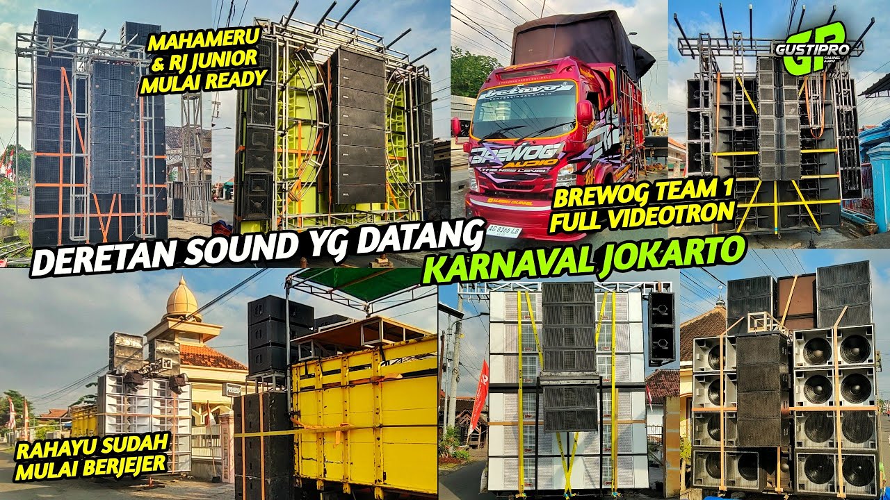 BREWOG Team 1 Datang, Inilah Deretan Sound Loading Karnaval JOKARTO 