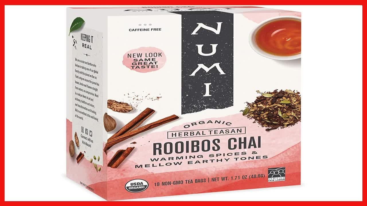 Discover the Rich Flavor of Numi’s Organic Rooibos Chai – A Caffeine-Free Morning Treat