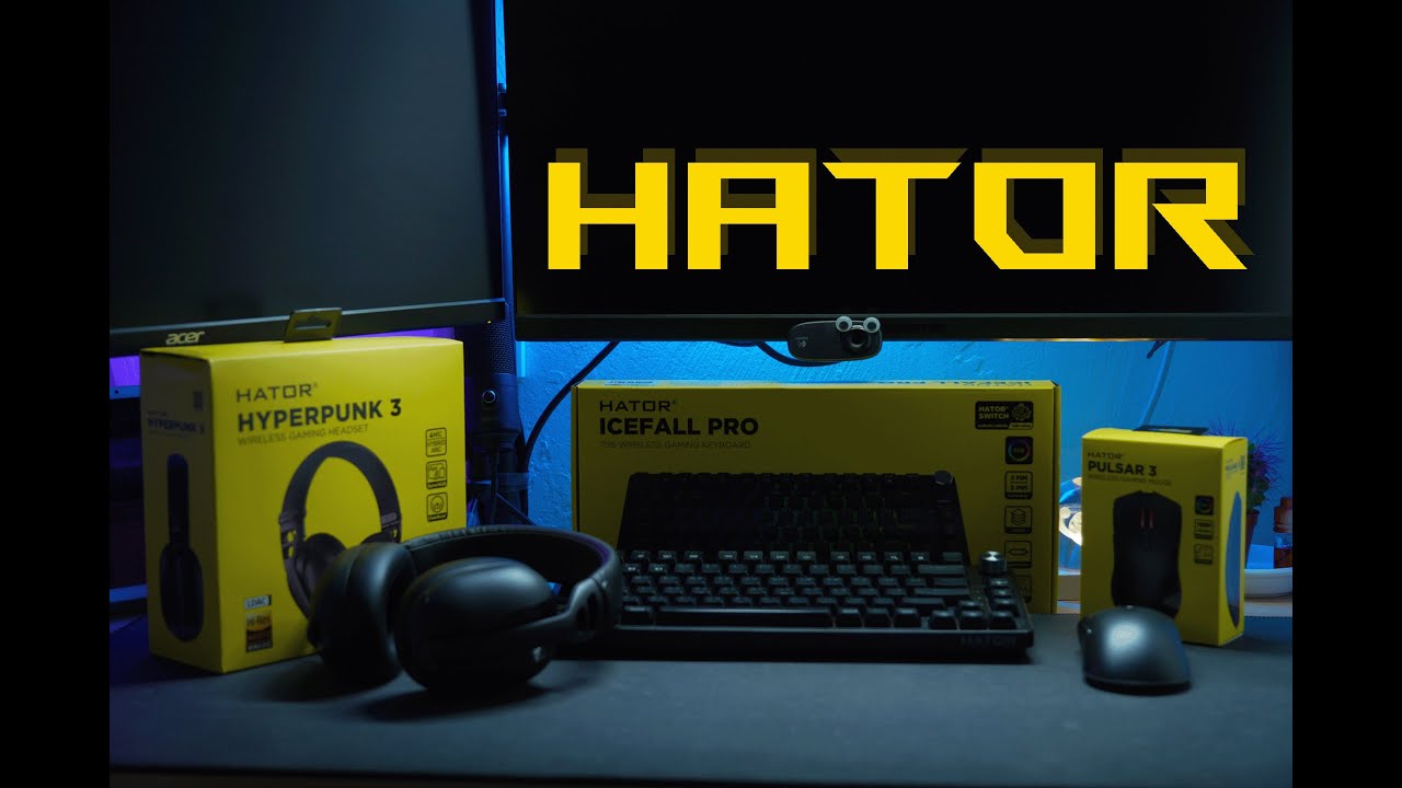 HATOR Pulsar 3, Icefall PRO & Hyperpunk 3 – Full Review! |  Бездротовий геймерський сетап 🎮🔥