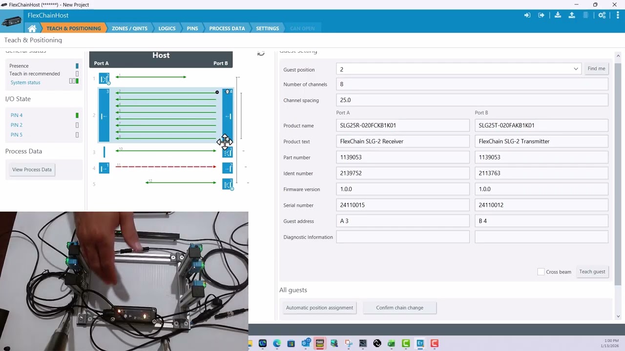 Flexchain Part 2: Host Setup and SOPAS overview