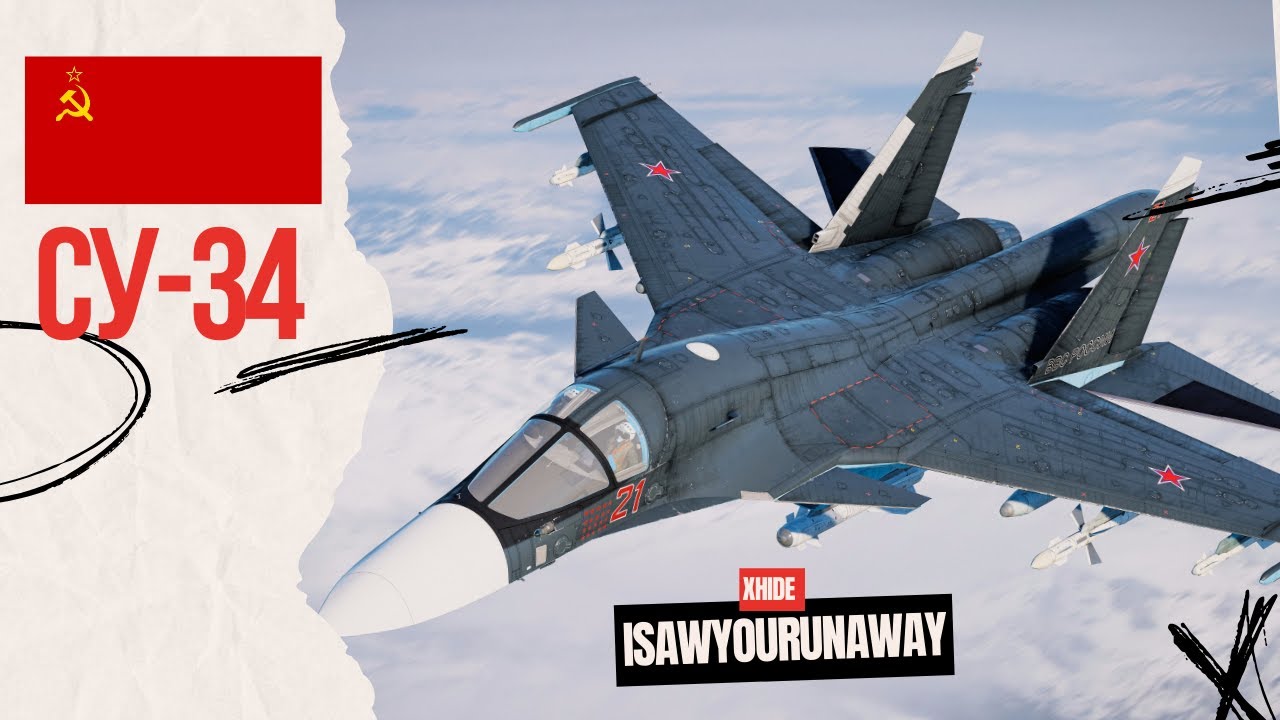 Су-34 как истребитель в #warthunder