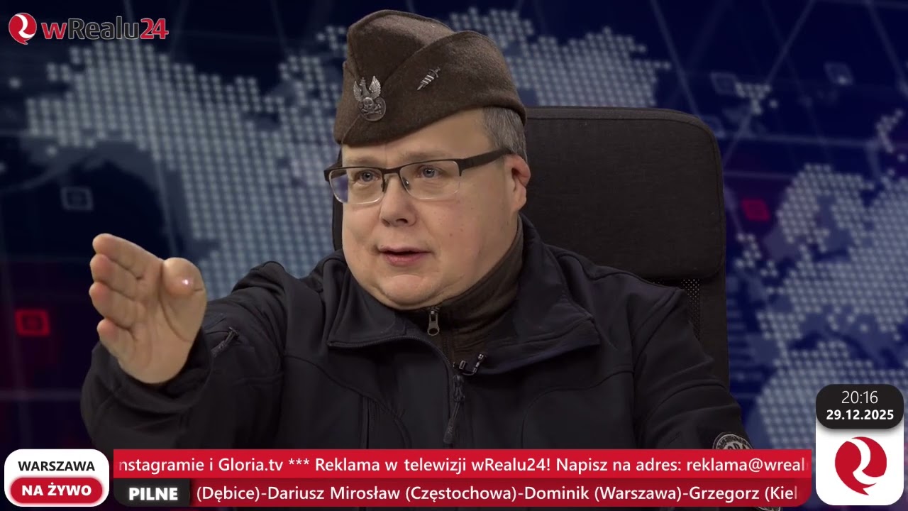 WRealu24  Pon . 29. 5. 2025r  W  Olszański, M  Osadowski Rodacy Kamraci NPTV pl