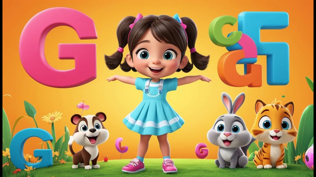 ABC Song with Cute Friends | Fun Alphabet Song for Kids | Playful Learning Rhyme