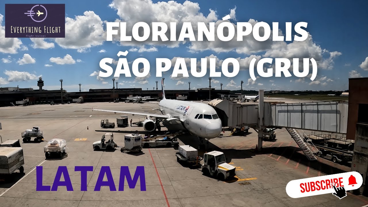 SEASIDE TAKEOFF | LATAM - Florianópolis (FLN) to São Paulo (GRU) | Airbus A321-231