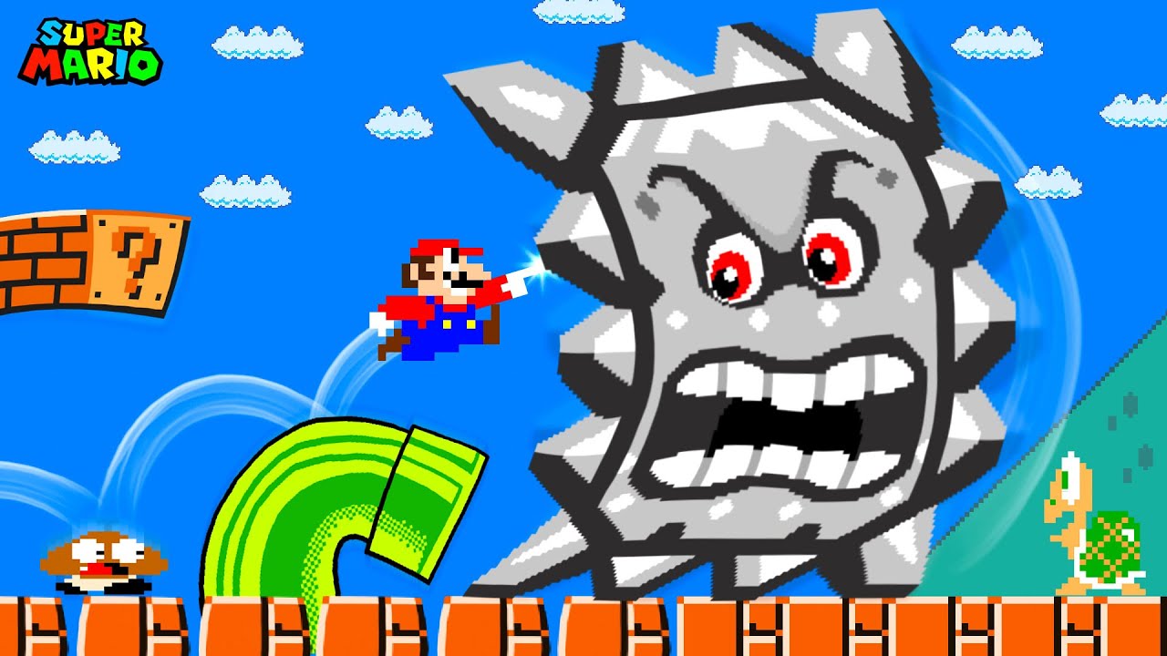 Super Mario Bros., When Everything Mario Touches Turns Soft Like Slime! | PVZ Animation
