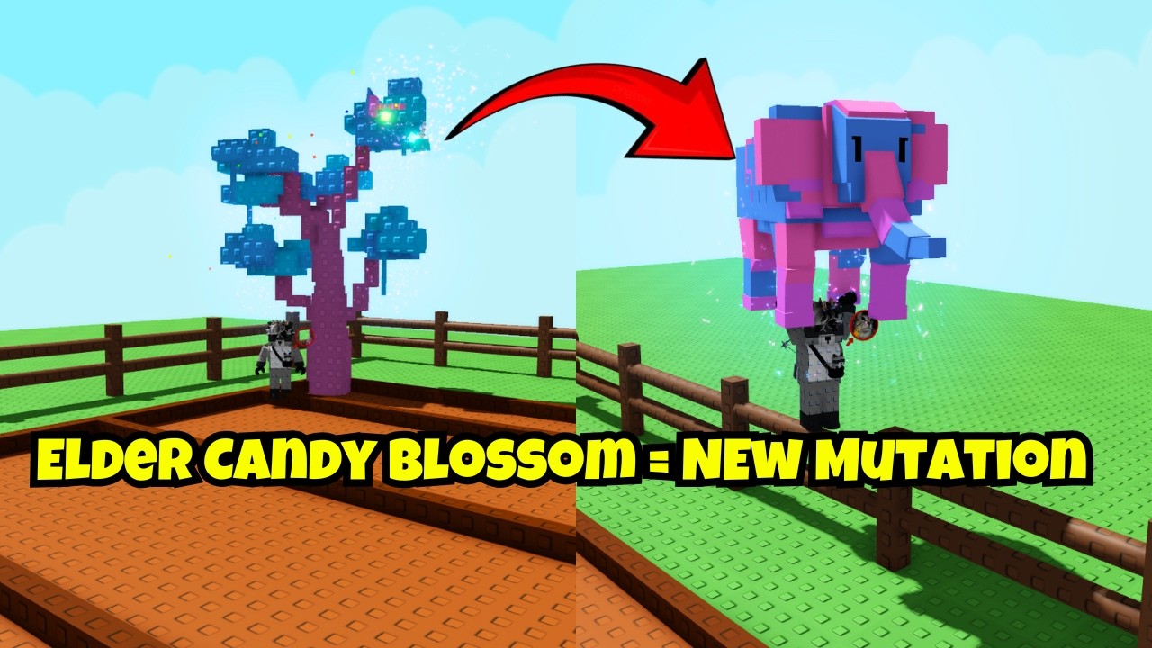 Elder Candy Blossom Has A SECRET Pet Mutation 😱 Grow A Garden