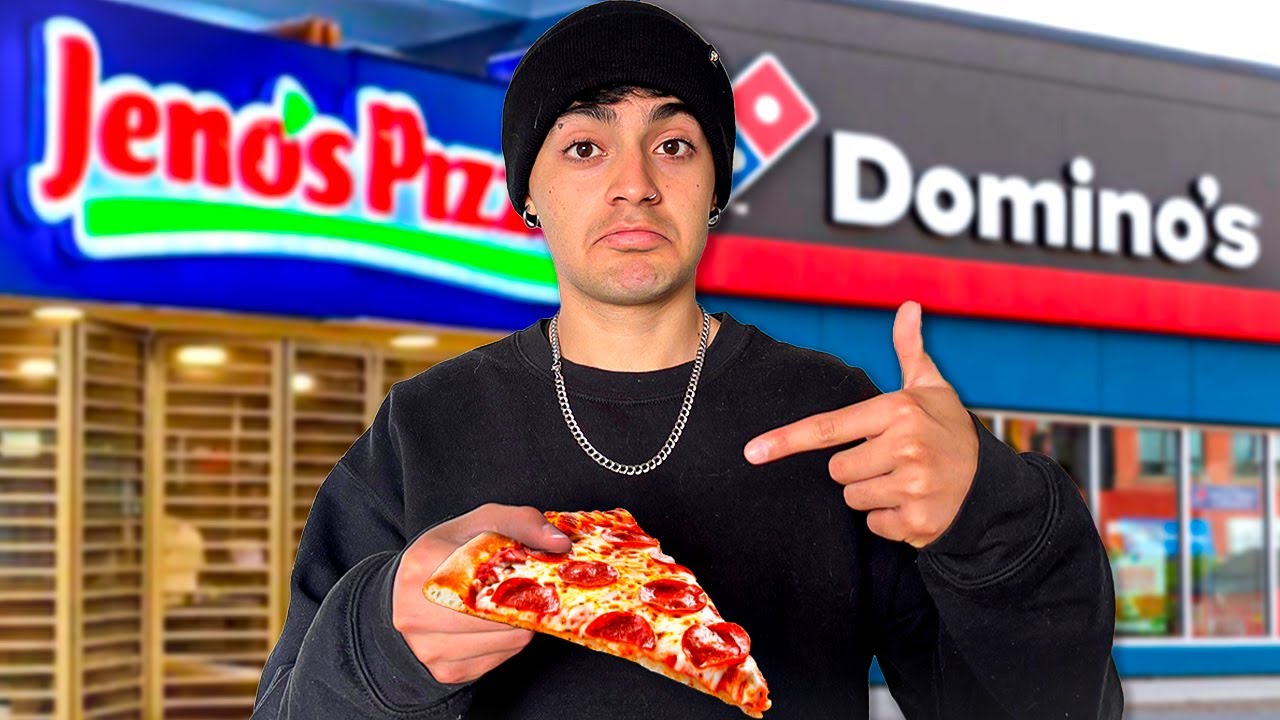 Probé la mejor pizza de Colombia | Domino's o Jeno's