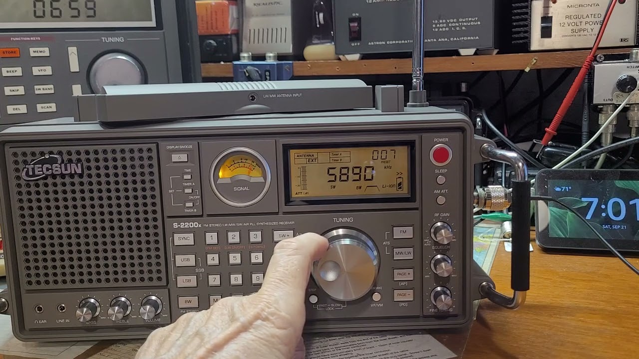 TRRS #2469 - TECSUN S-2200x - ATS Option - Using MegaLoop Antenna