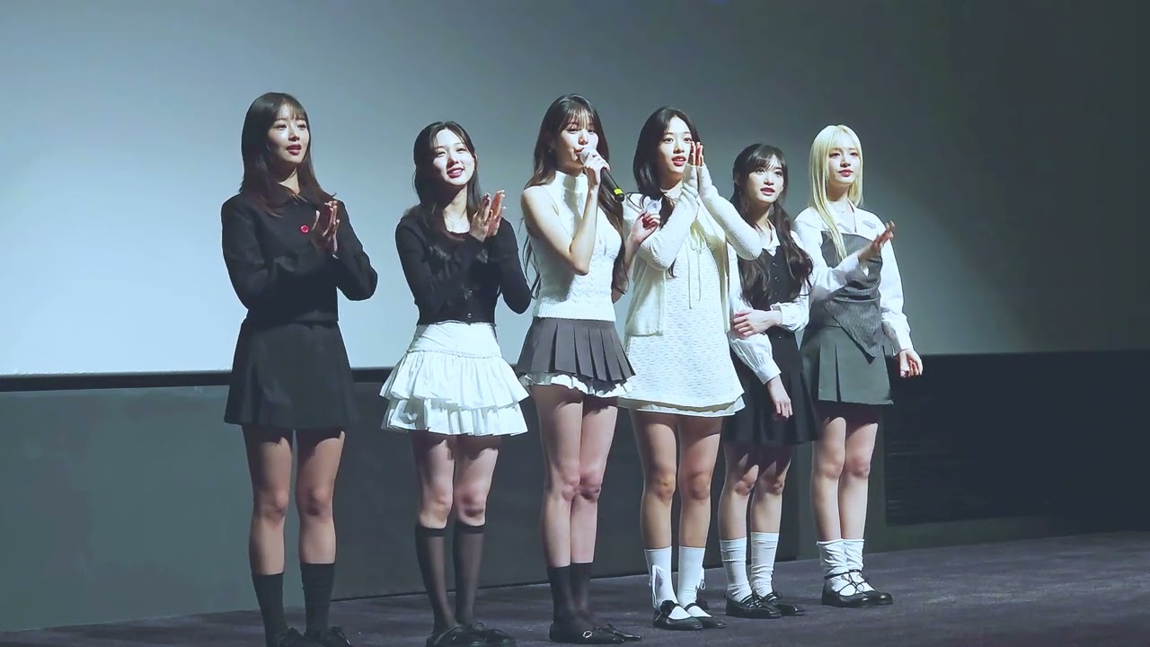 241102 아이브 더 퍼스트 월드투어 인 시네마  월드타워 무대인사 [4K]