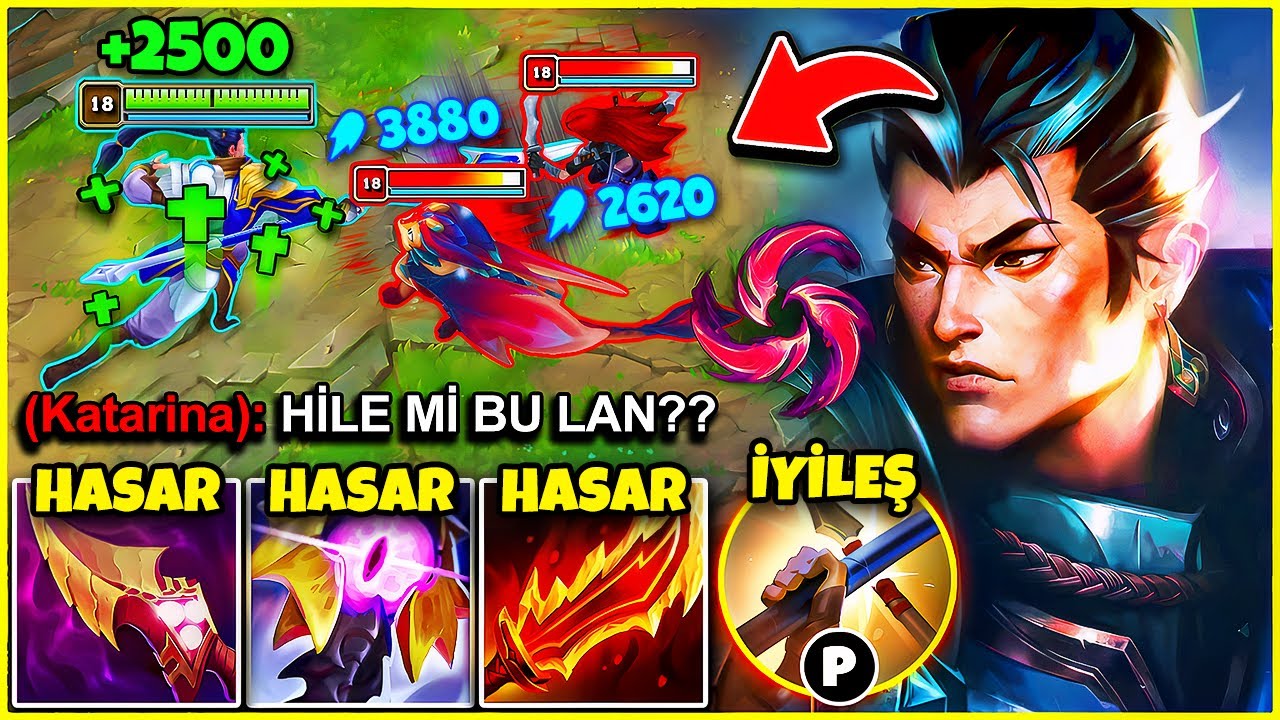 SINIRSIZ İYİLEŞME AP XIN XHAO MID LANE! (RAKİP HİLE SANDI)
