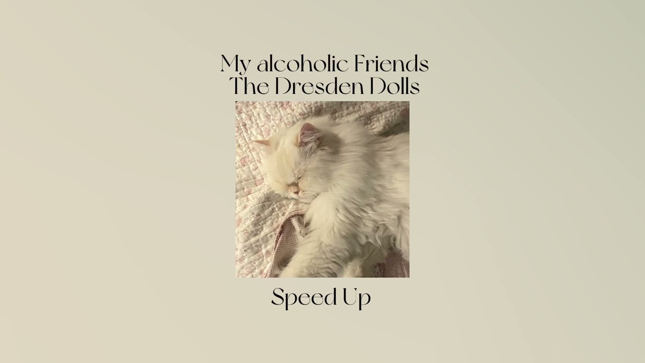 My Alcoholic Friends - The Dresden Dolls (Speed Up) 🧺