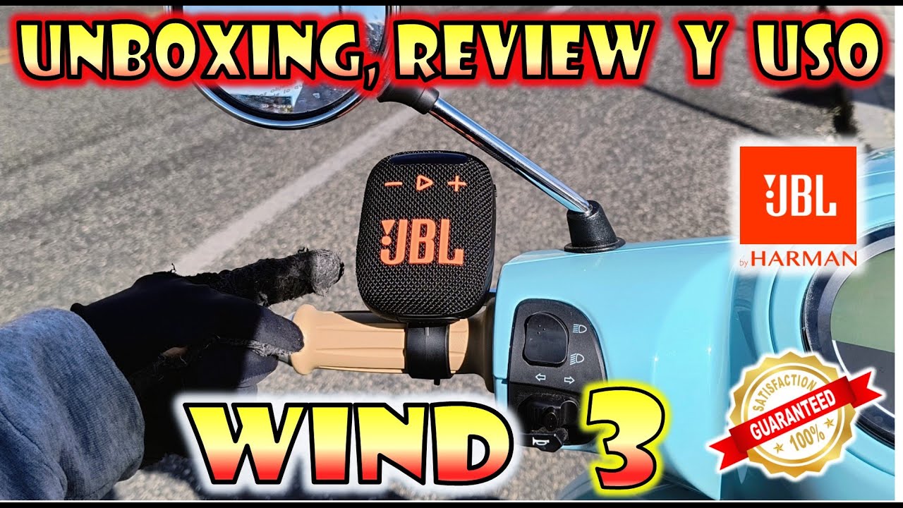 JBL WIND 3 LA BOCINA PERFECTA PARA LLEVARLA  A TODOS LADOS || UNBOXING || REVIEW || TUTORIAL DE USO