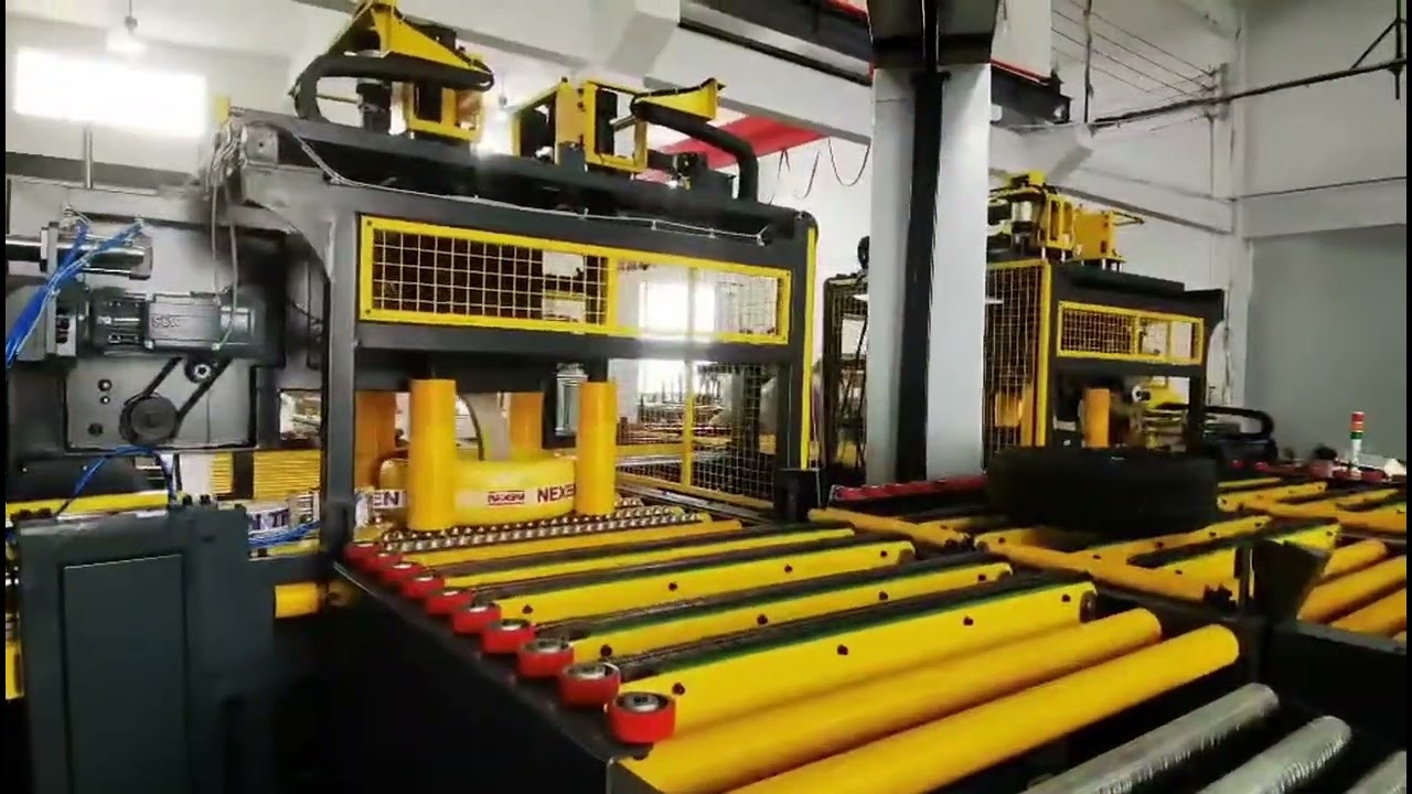High speed tyre packing line  Tyre automatic packing system