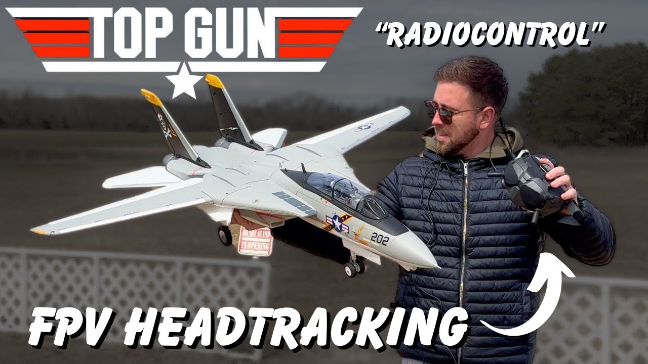 Полет на новом культовом радиоуправляемом самолёте из кабины! — Freewing Twin 64mm F-14