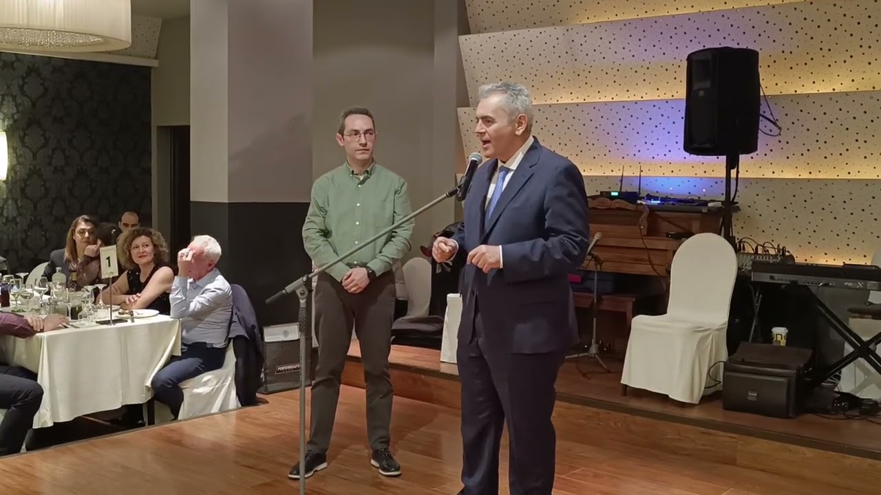 Χαιρετισμός Μάξιμου Χαρακόπουλου στην κοπή πίτας του Συλλόγου Λιβαδιωτών  