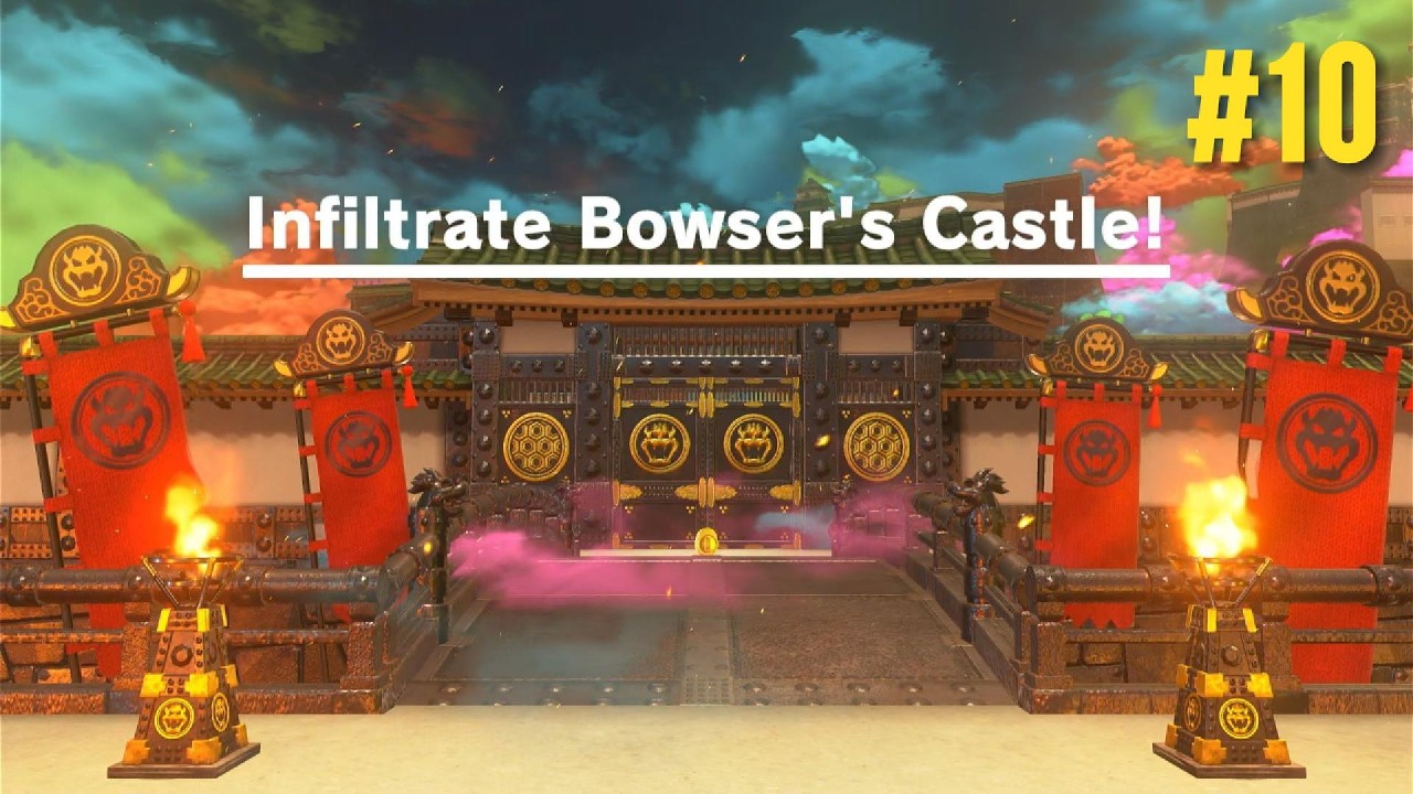 🐉 DRAGÃO GIGANTE E INVASÃO AO CASTELO! | Super Mario Odyssey #10 (Rumo ao Reino do Bowser)