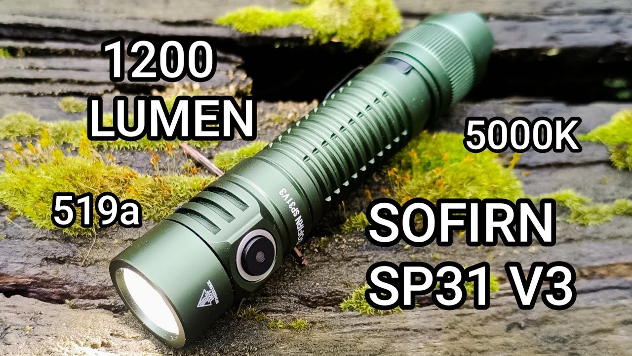 Sofirn SP31 V3 Led Taschenlampe 519a 1200 Lumen Review Flashlight mit 30% Amazon Rabattcode