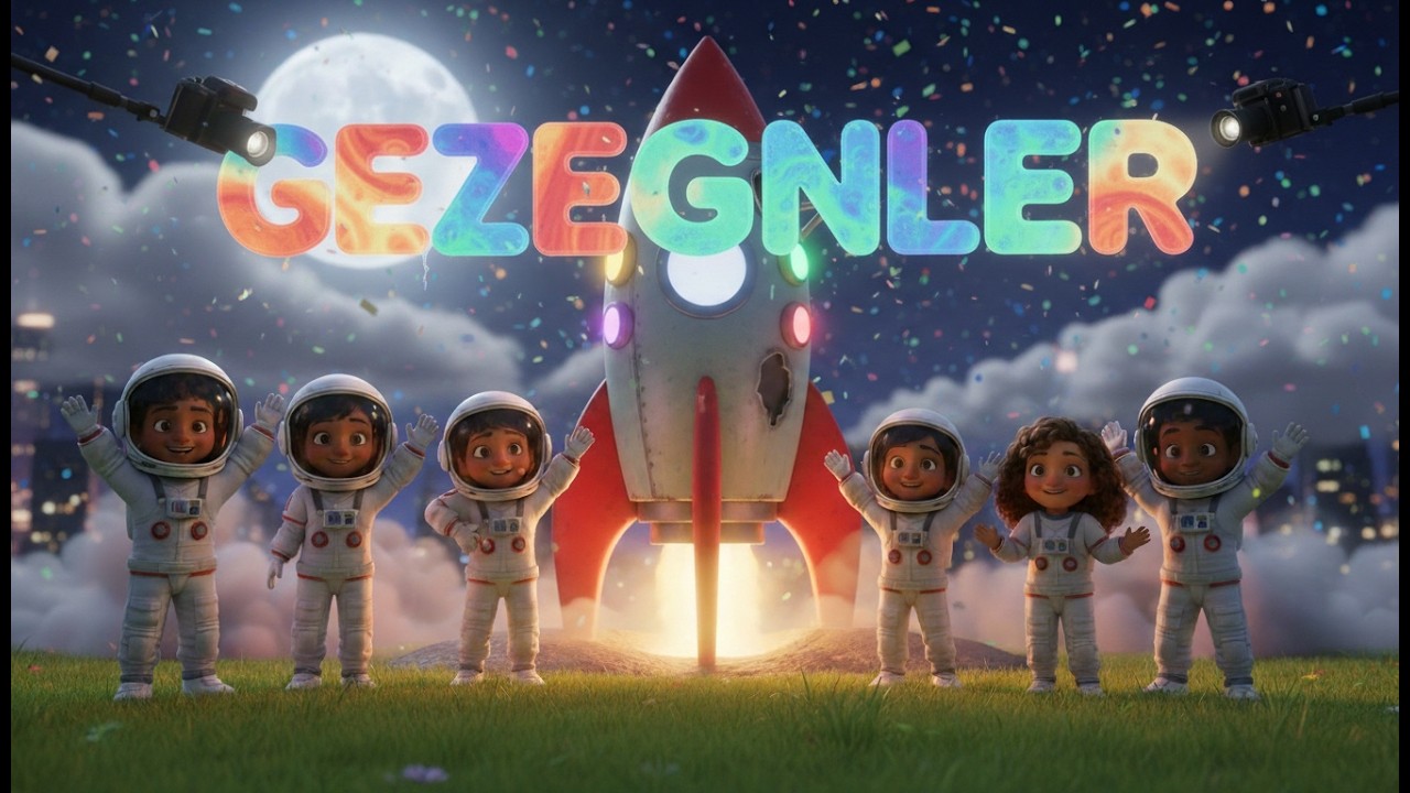 Çocuklar İçin Gezegenler Şarkısı 🌍☀️🚀 | Güneş Sistemi Şarkısı | Eğitici Uzay Animasyon 🔵🚀✨