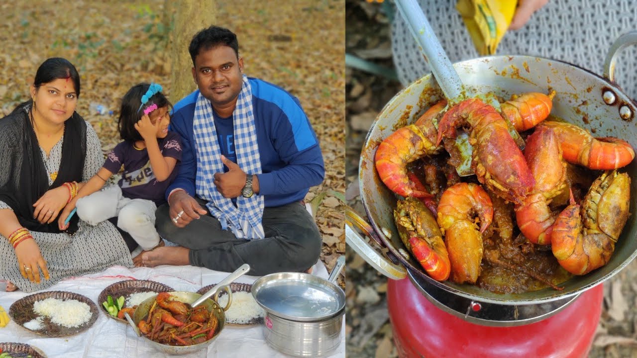 GIANT RIVER PRAWN CURRY | ଶିଳାବଟା ନଈ ଚିଙ୍ଗୁଡ଼ି ତରକାରୀ | @stanleykadhaba
