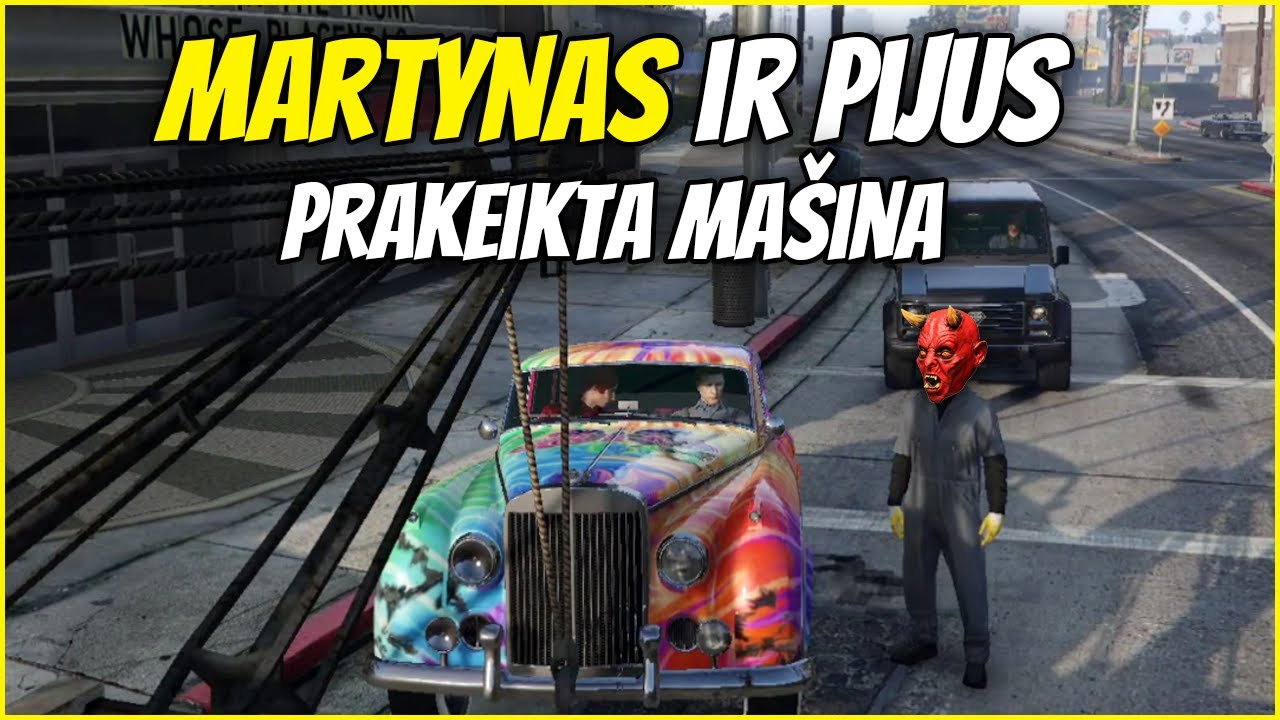 Martynas ir Pijus - Prakeikta Ma&scaron;ina GTA RP