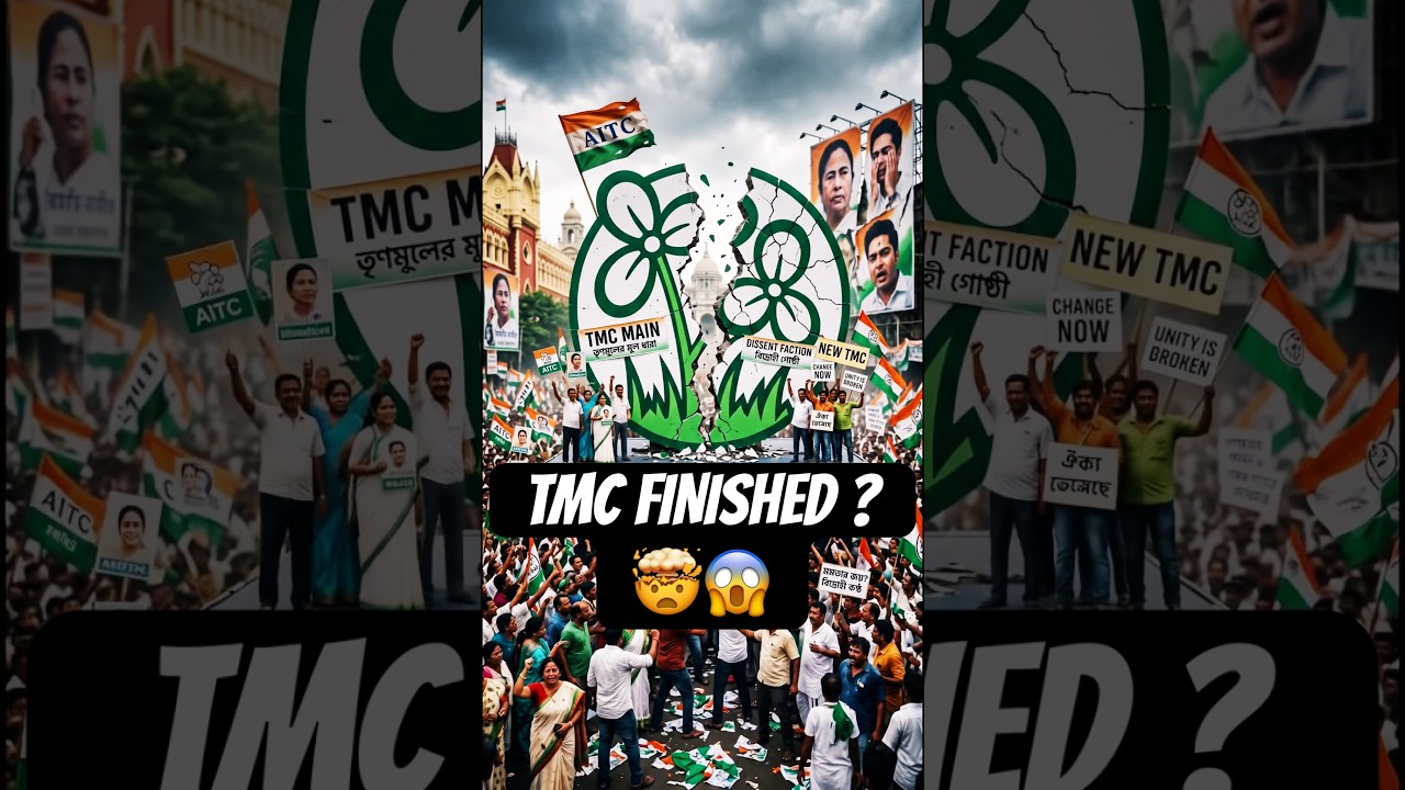 60+ MLAs GONE! TMC Split in Bengal | Game Over for Mamata Banerjee? #shorts #westbengal #tmc