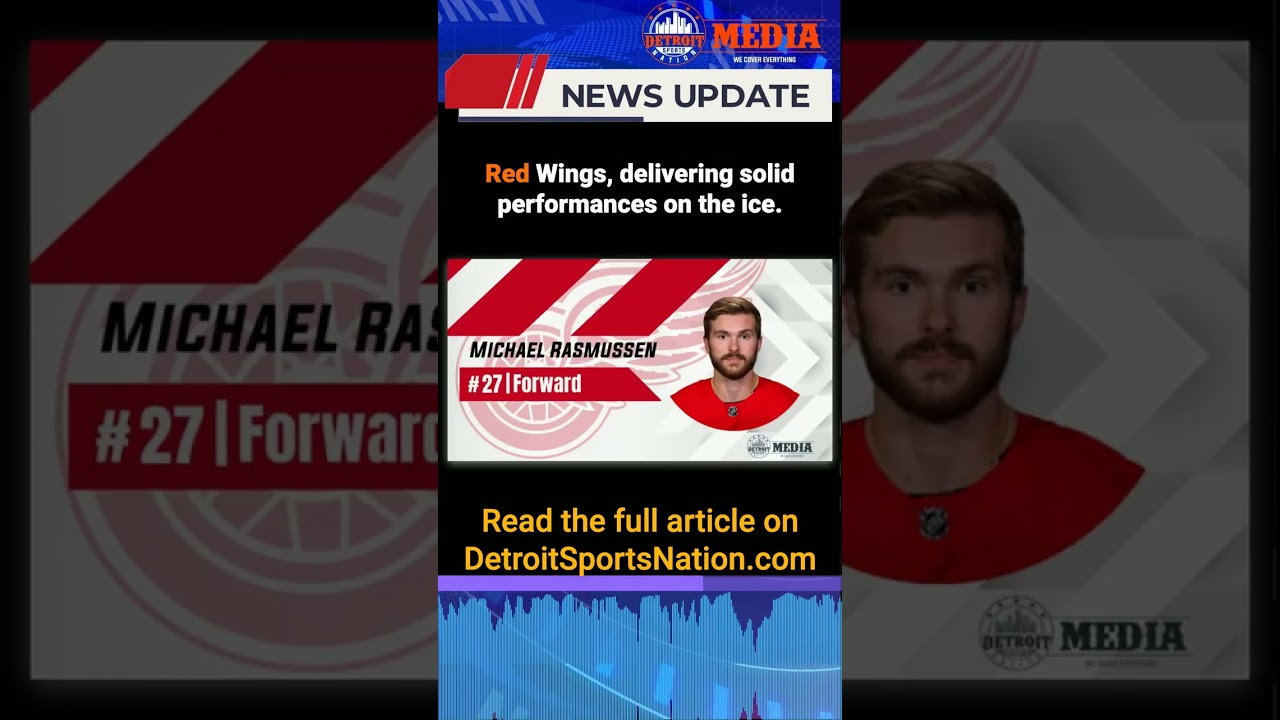 Detroit Red Wings get brutal news regarding Michael Rasmussen