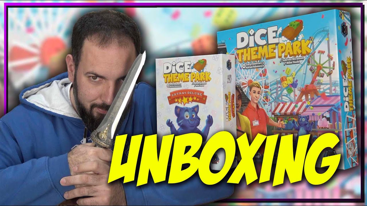 UNBOXING de DICE THEME PARK | Después del HOSPITAL nos vamos al PARQUE de ATRACCIONES...
