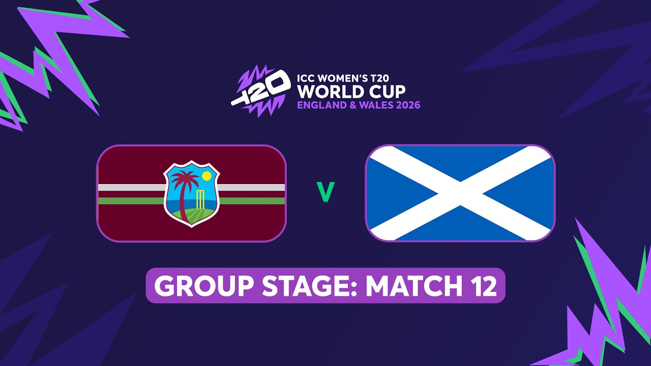 ICC Women's T20 World Cup 2026: West Indies vs Scotland (English) #t20worldcup