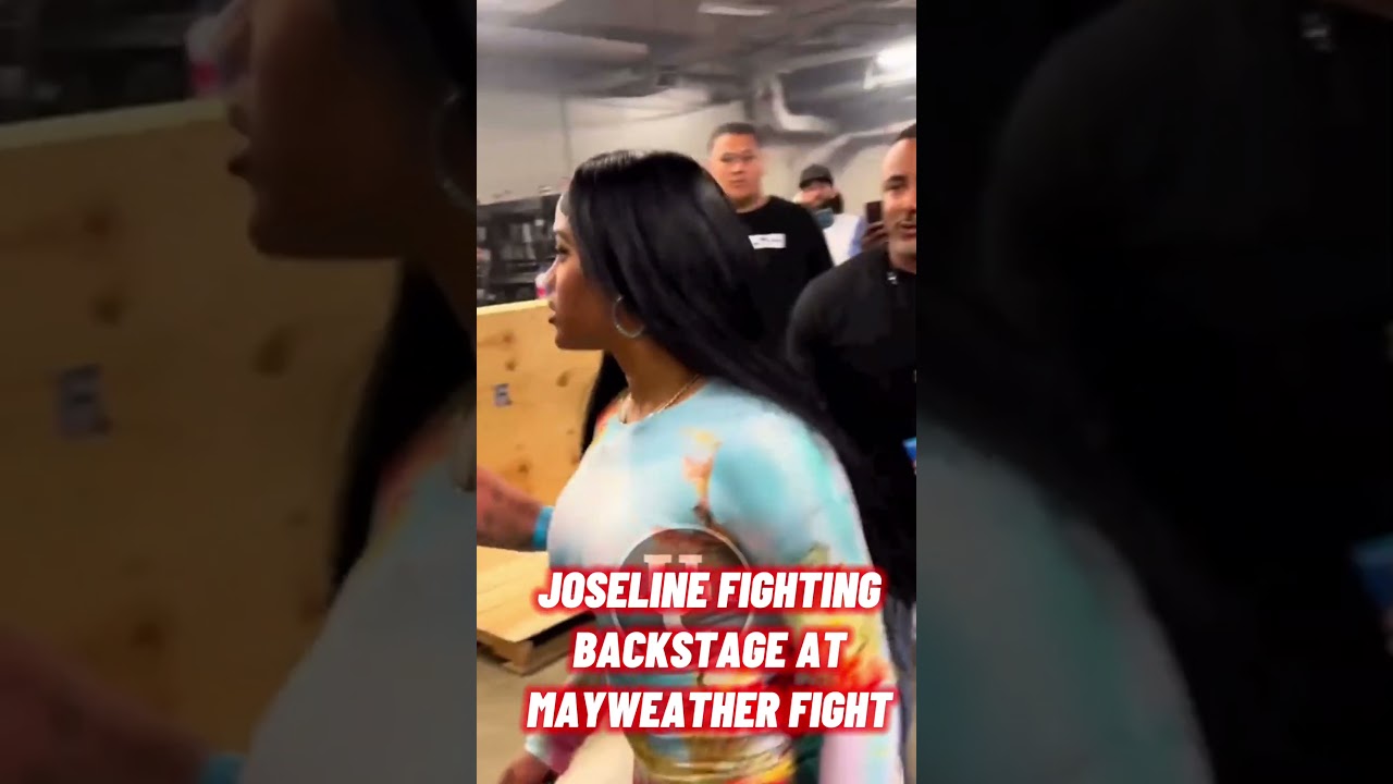 Joseline Fighting Backstage At Mayweather Fight 