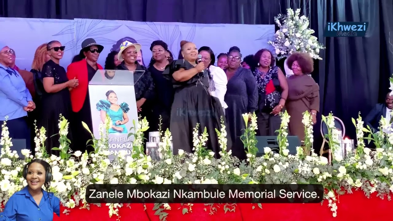 uSisi ka Zanele Mbokazi eThula inkulumo kwi Memorial service