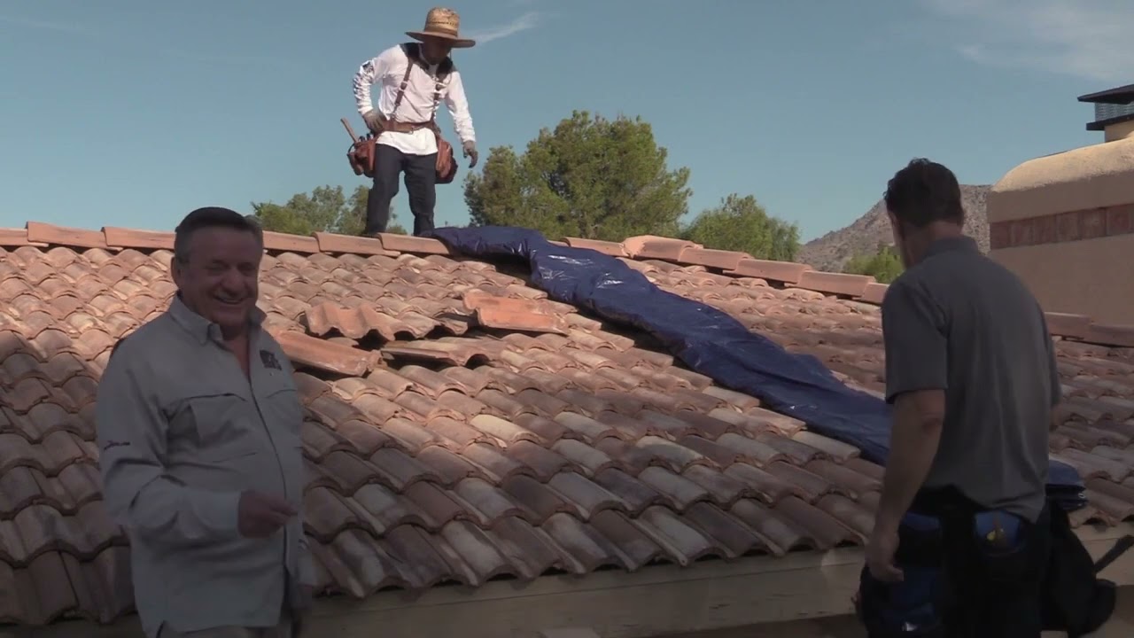 How To Tarp A Concrete Tile Roof | Canyon State Roofing & Consulting