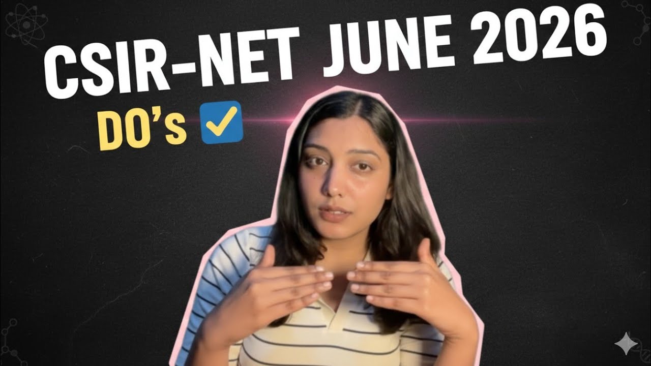  DO THIS *BEFORE* starting preparation for CSIR - NET 👈