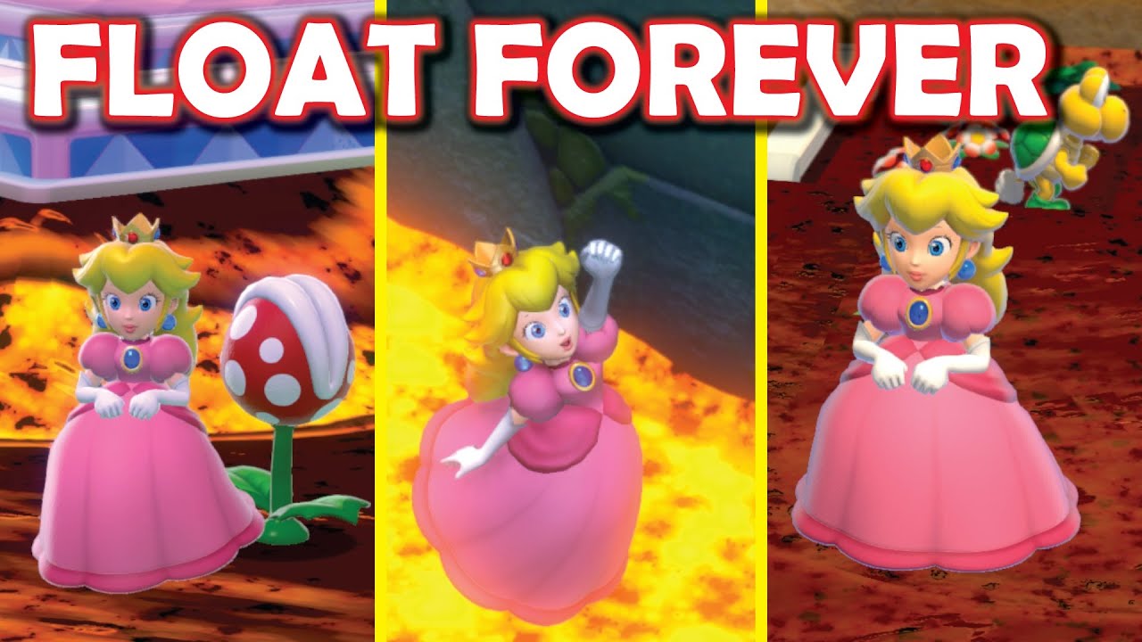 Принцесса Пич вечно парит в воздухе против ПОЛ — ЭТО ЛАВА (забавный вызов Super Mario 3D World Ma...