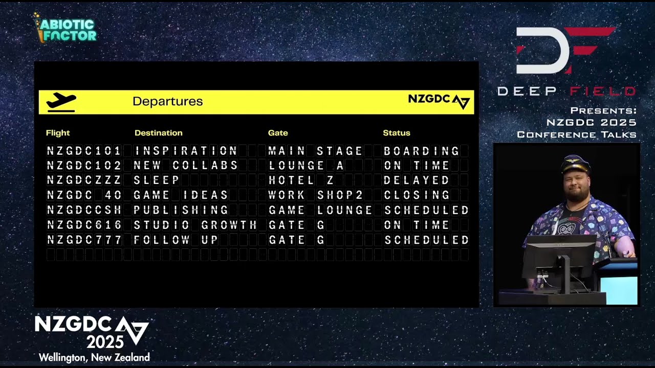 Заключительная сессия NZGDC | Зал ожидания перед стартом | NZGDC 2025