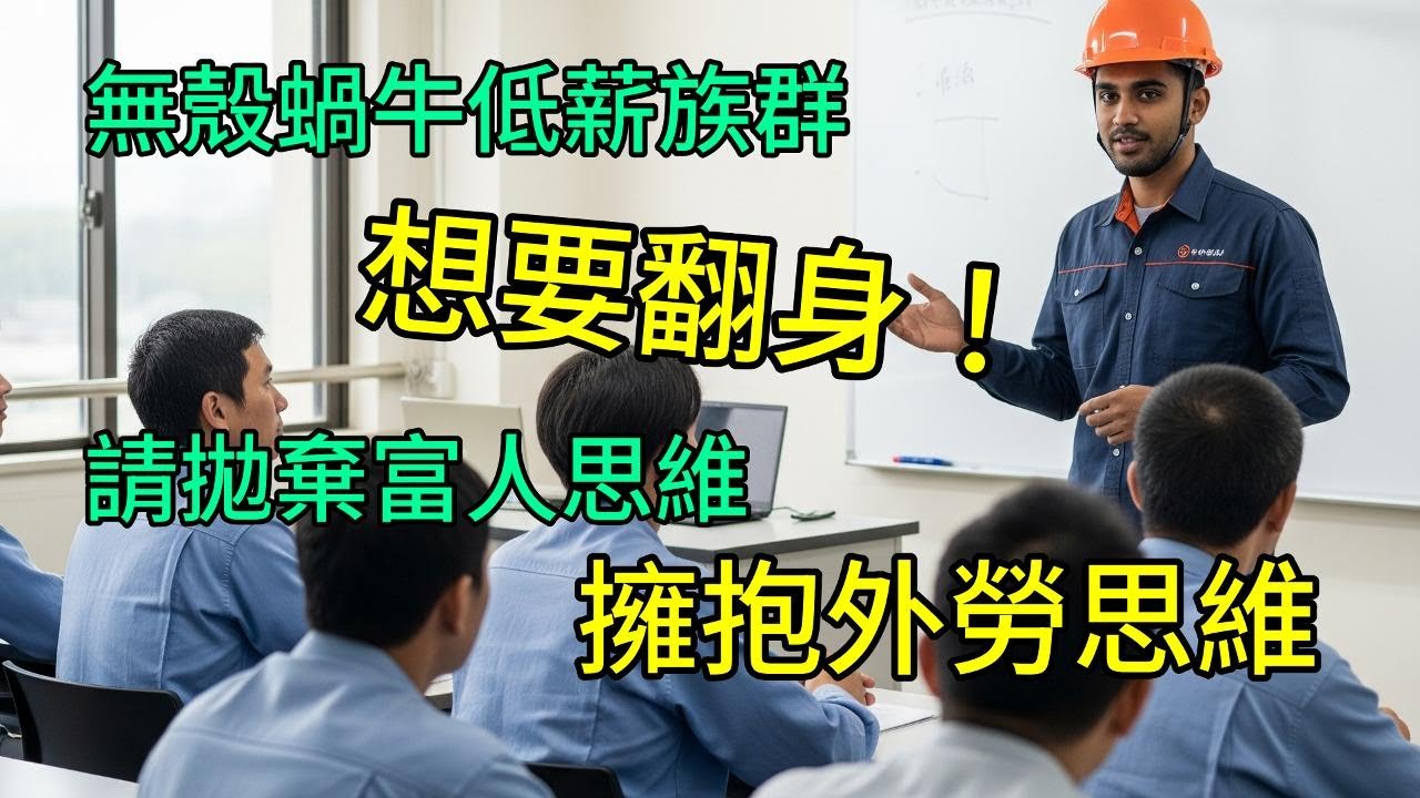 月薪三萬五也能翻身？外勞都知道的真相，你還在被騙！低薪買不起房快逃出台灣吧！