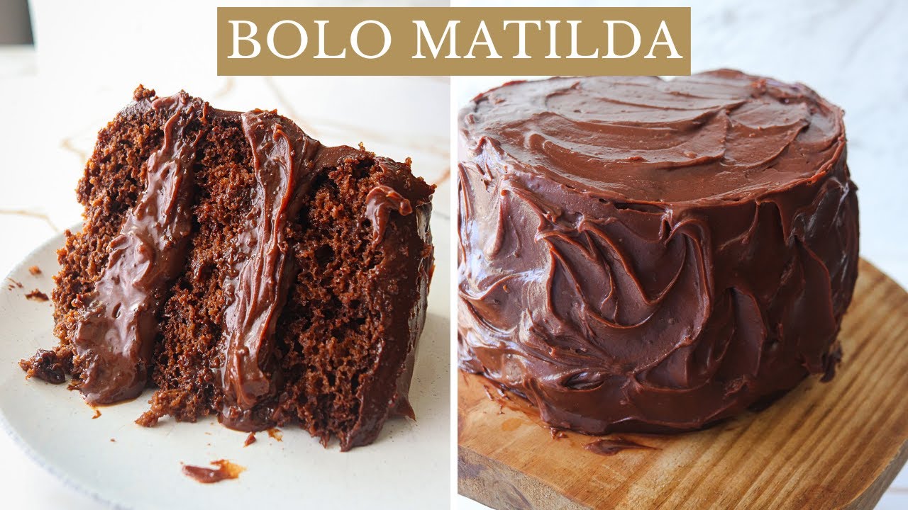 BOLO MATILDA CHOCOLATUDO COM BRIGANACHE | MARAVILHOSO! MASSA PROFISSIONAL DE CHOCOLATE