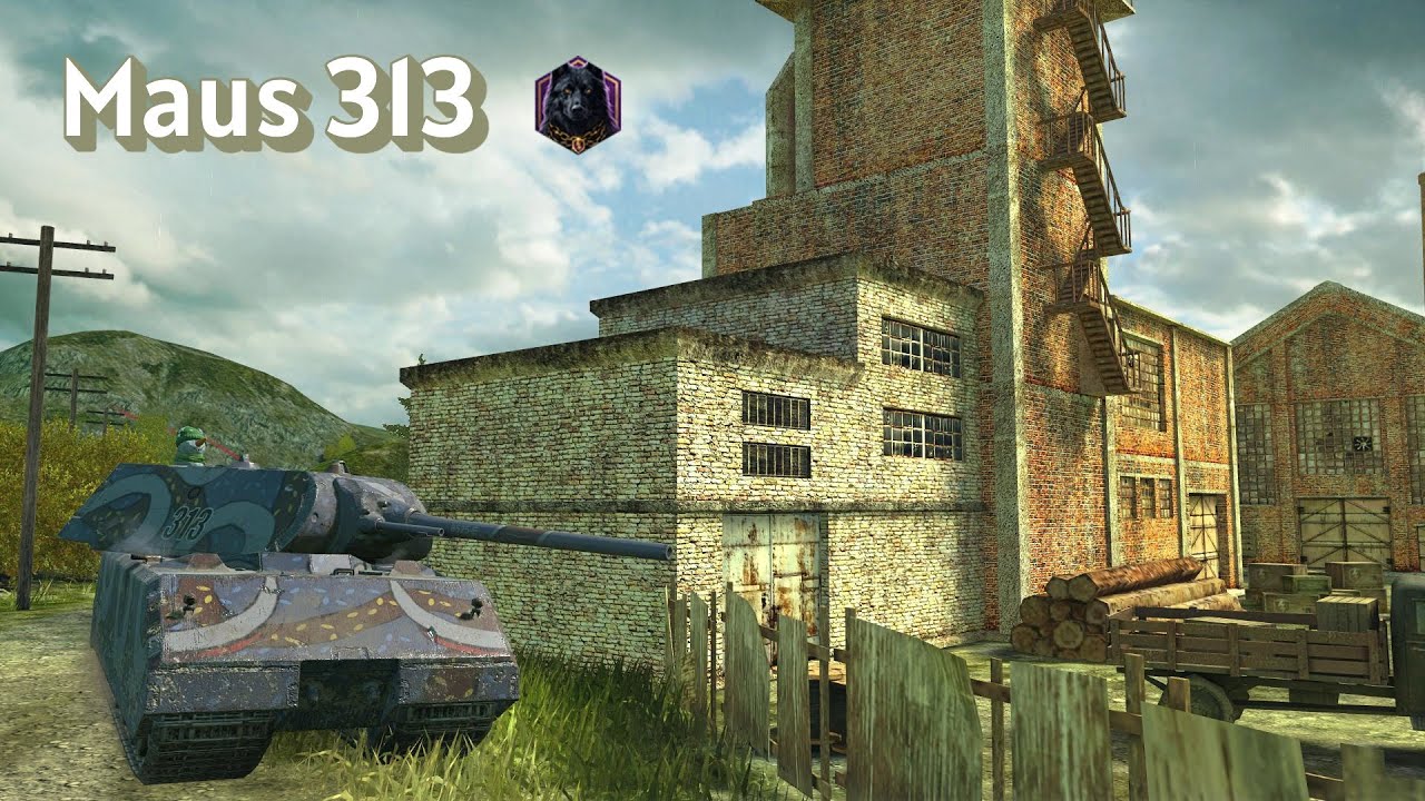 10 VS 10. Maus 313. WoT Blitz.