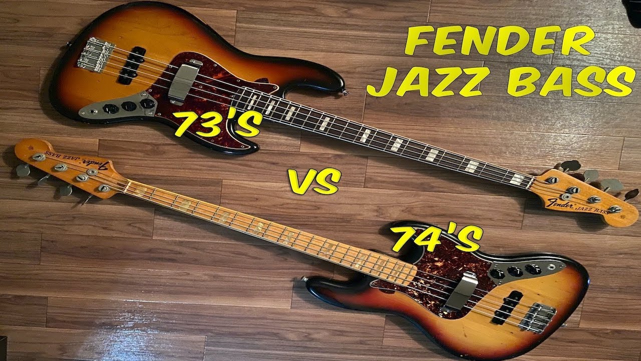 Fender Jazz Bass 1973 vs 1974