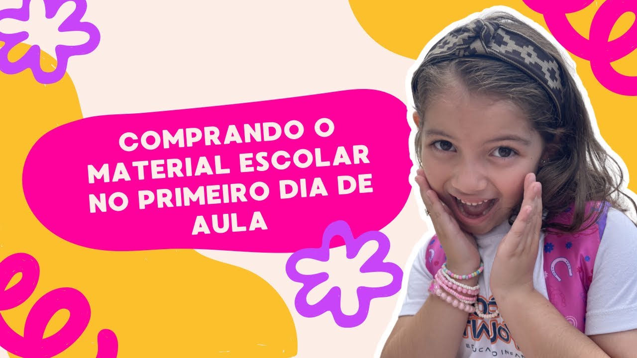 COMPRANDO o MATERIAL ESCOLAR da SOPHIE 