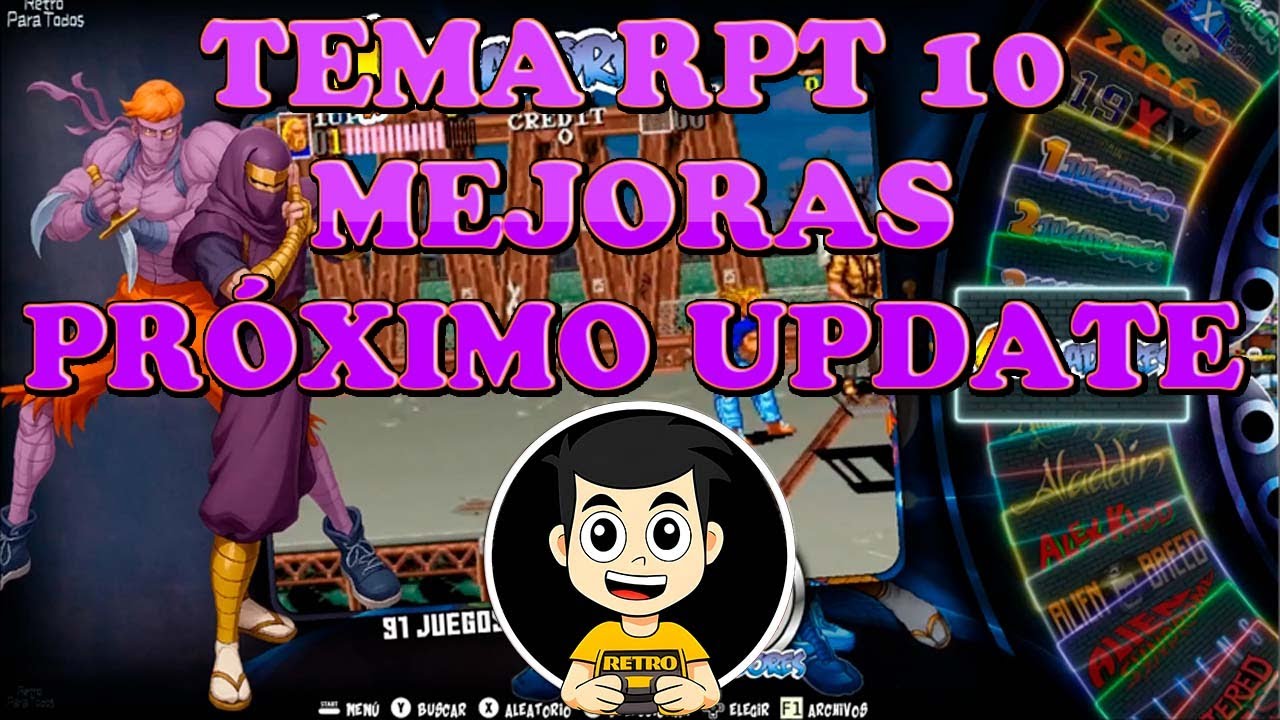 ¡Se viene el mejor update! Batocera Theme Retro Para Todos Versión 10