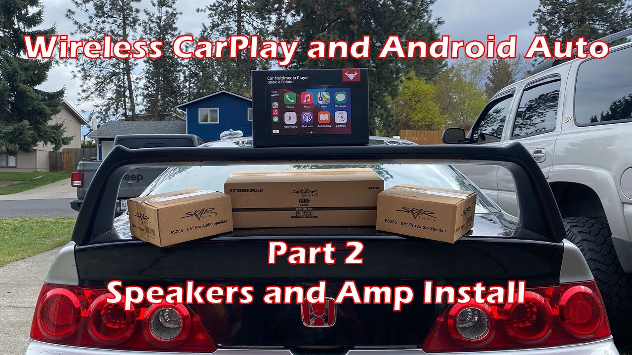 RSX Amp and Speaker Install