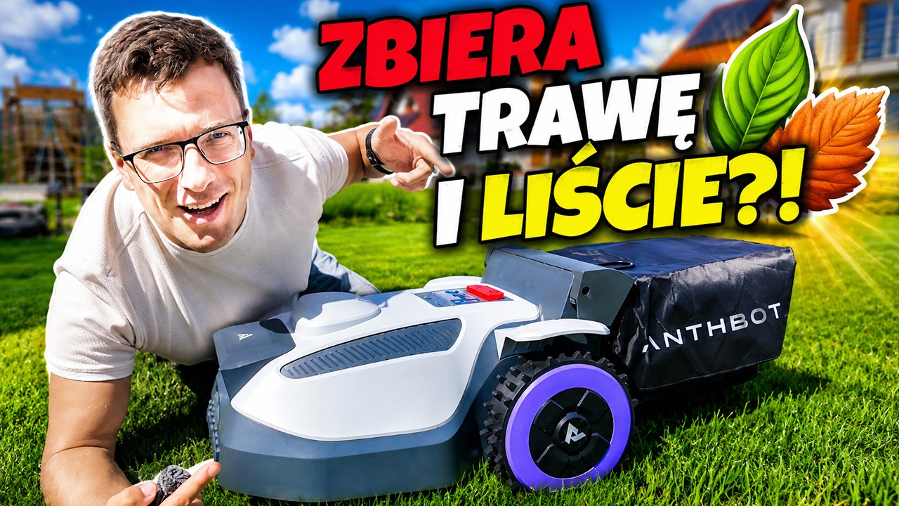 🤯 ROBOT, KT&Oacute;RY ZBIERA TRAWĘ I LIŚCIE?! ANTHBOT N8