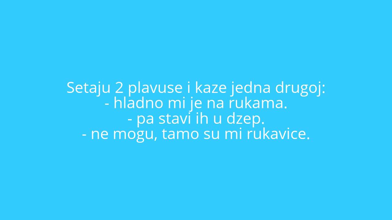 Vicevi o plavusama!!!
