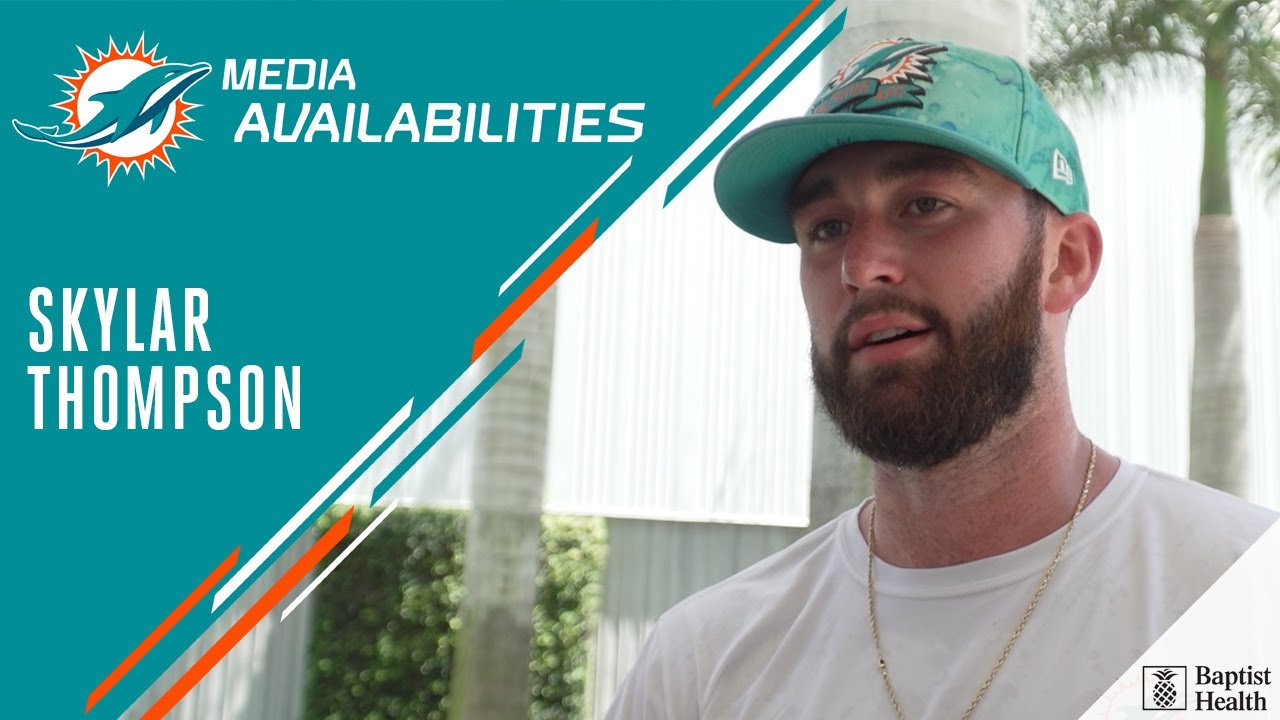 QB Skylar Thompson Meets with the Media | Miami Dolphins Training Camp