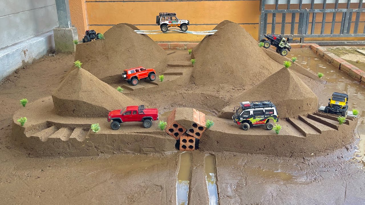 EXTREME RC CRAWLER COURSE | BRIDGE & MOUNTAIN CHALLENGE💪🚙🚗
