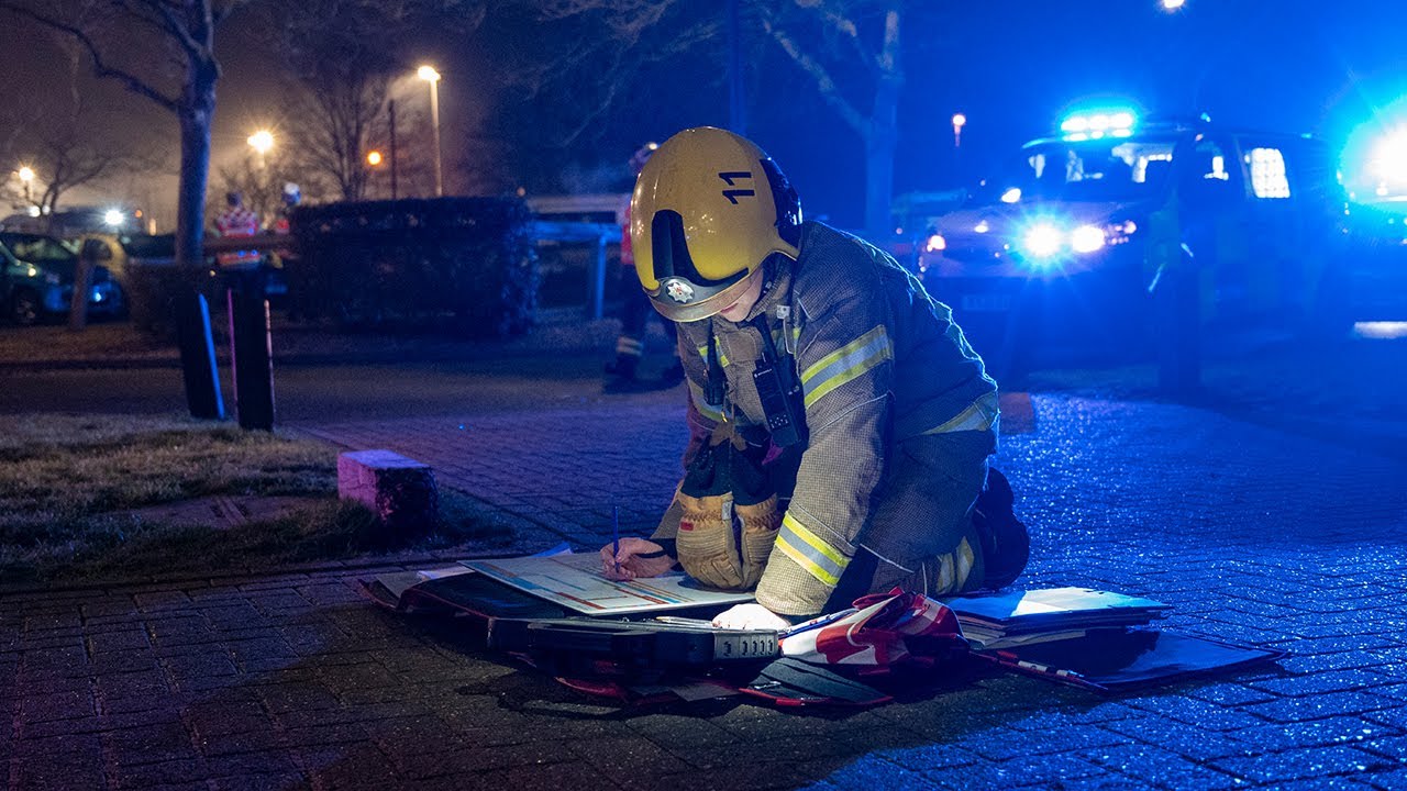 Crews carry out training exercise at at Kettering theatre