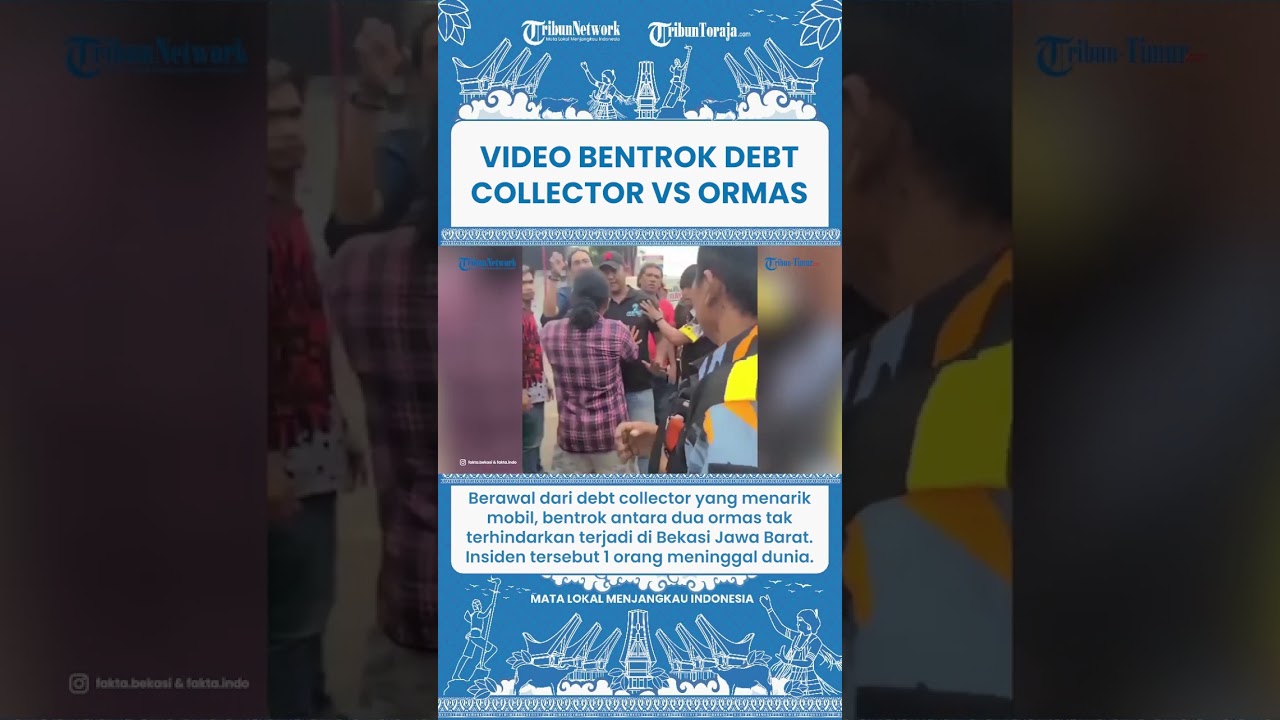 SHORT Video Bentrok Debt Collector VS Ormas Makan Satu Korban Jiwa